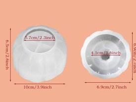 Molde silicona calabaza con tapa